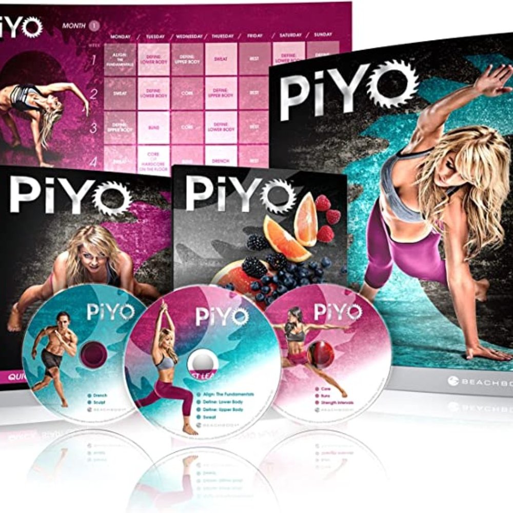 PIYO Base Kit DVD Set Full Program Home Workouts Chalene Johnson Beachbody